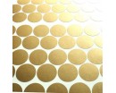 Gold Polka Dots Wall Decal for Nursery and Home
